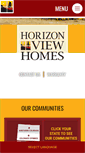 Mobile Screenshot of horizonviewhomesco.com